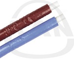 Многослойная труба KAN-therm PE-RT/Al/PE-HD - 25x2,5 (10 бар) в теплоизоляции 6 мм, красная